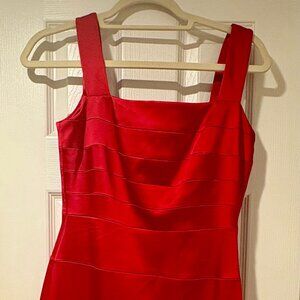 Caché Cherry Red Cocktail Pencil Dress – Size 4